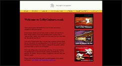 Desktop Screenshot of leftyguitars.co.uk